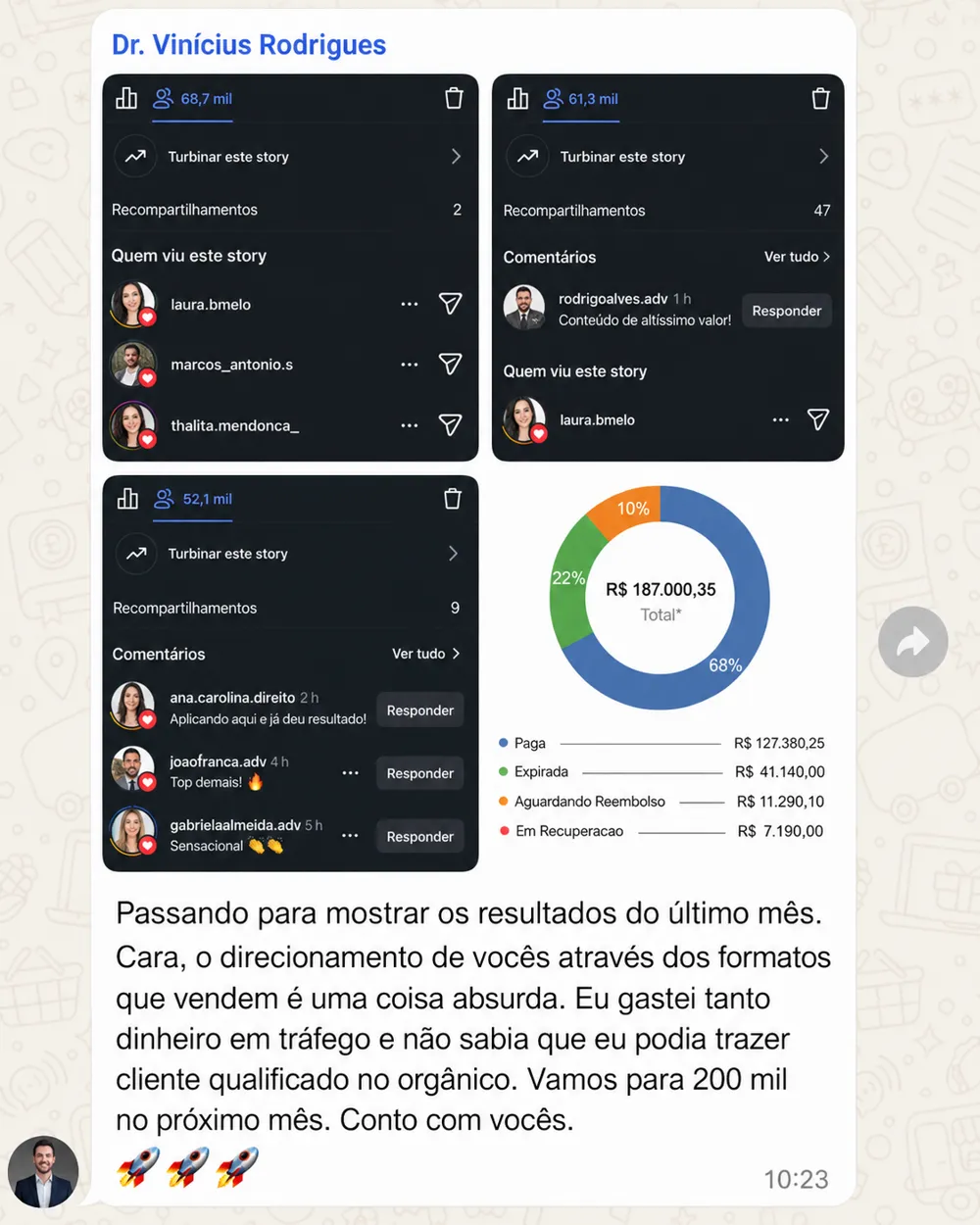 Depoimento de cliente
