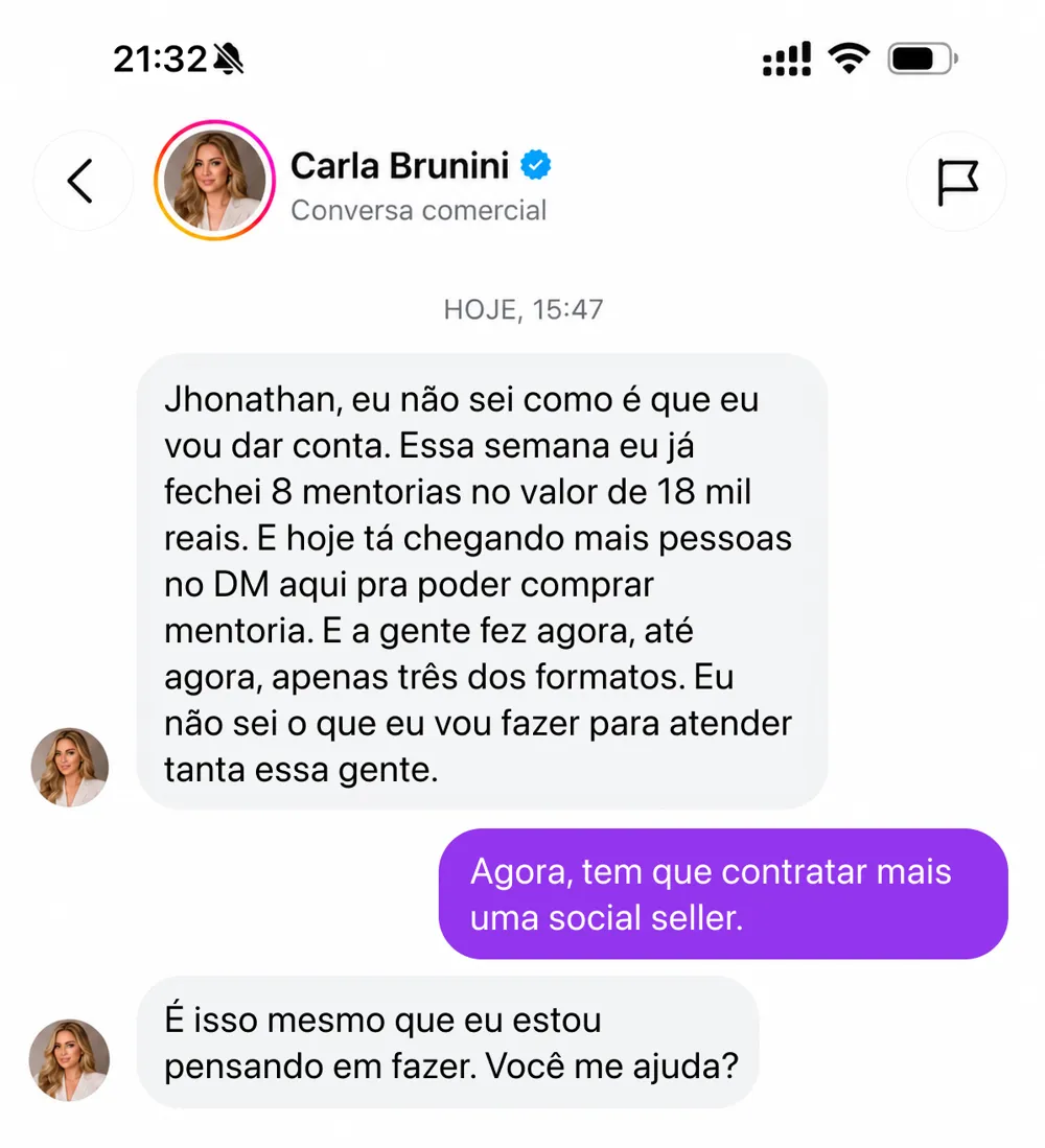 Depoimento de cliente